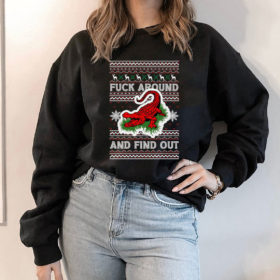 Hoodie Angry Red Gator Fuck Around And Find Out Sweatshirt