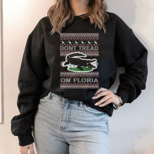 Hoodie Dont tread on Florida Alligator Ugly Christmas Sweater Sweatshirt
