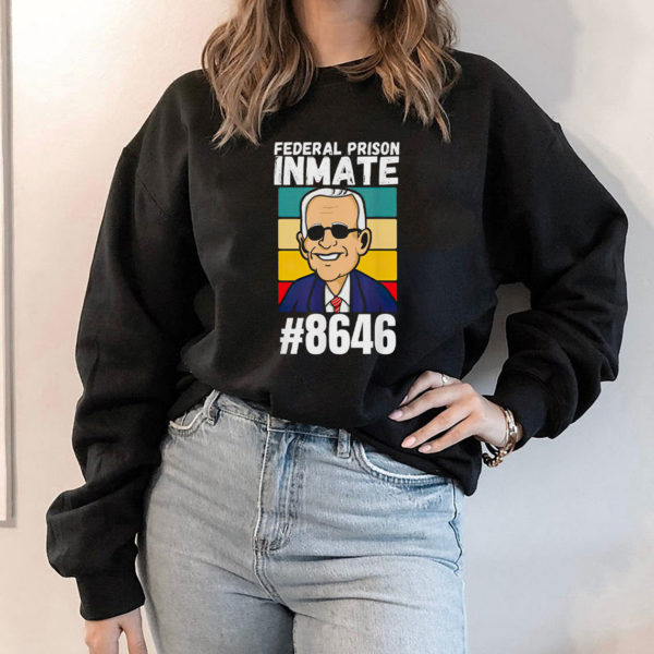 Joe Biden federal prison inmate #8646 vintage shirt