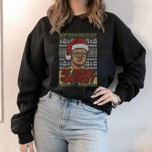 Hoodie Merry and Dwight May Your Holidays The Office Ugly Christmas Sweater
