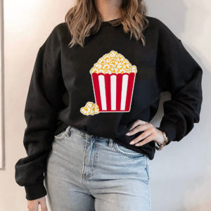 Hoodie Popcorn T Shirt Sweatshirt