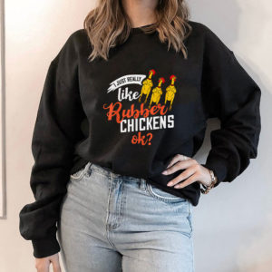 Hoodie Rubber Chicken Screaming Costume T Shirt