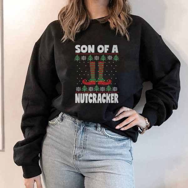 Hoodie Son Of A Nutcracker Jumper Ugly Christmas Sweater SweatShirt