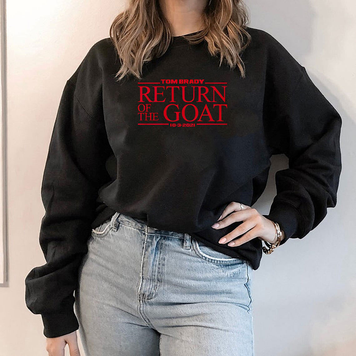 Tom Brady GOAT Hooded Sweatshirt / GOAT Tom Brady Hoodie / Tom 