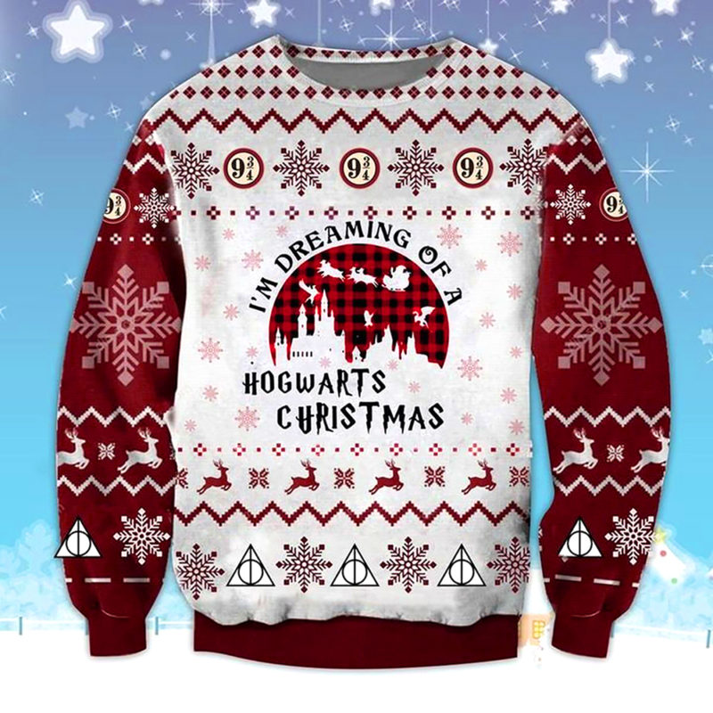 I’m Dreaming Of A Hogwarts Christmas Ugly Christmas Sweater