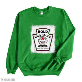 Irish Green Sweatshirt Bleached BBQ Sauce DIY Halloween Costume Group Condiments T Shirt