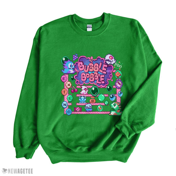 Irish Green Sweatshirt Bobbles Bubble T Shirt