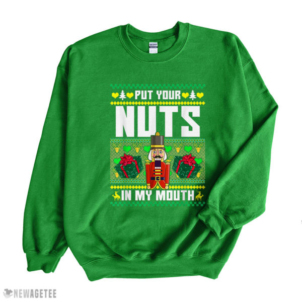 Irish Green Sweatshirt Funny Nutcracker Toy Soldier Ugly Christmas Sweater