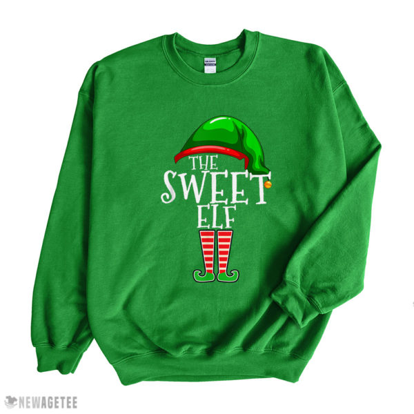 Irish Green Sweatshirt The Sweet Elf Family Matching Group Christmas SweatShirt