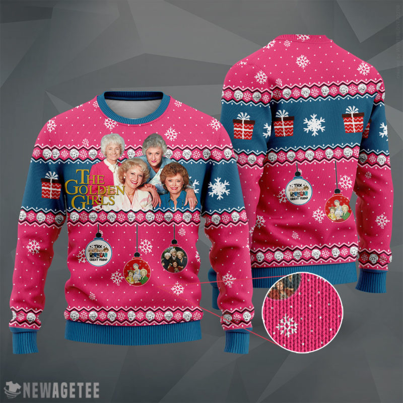 The Golden Girls Knit Ugly Christmas Sweater