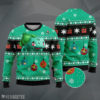 LIONNIX Mockup Sweater 3D Bulbasaur Pokemon Woolen Ugly Christmas Sweater