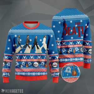 LIONNIX Mockup Sweater 3D The Beatles Abbey Road Woolen Christmas Sweater