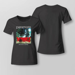 Lady Tee Paramore merch all we know is falling shirt