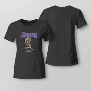Lady Tee Warren Lotas NBA Team LA Lakers Lebron Shirt