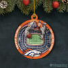 Layered Wood Ornament Denver Broncos NFL StadiumView Layered Wood Christmas Ornament