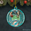 Layered Wood Ornament Miami Dolphins NFL StadiumView Layered Wood Christmas Ornament