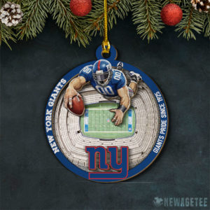 Layered Wood Ornament New York Giants NFL StadiumView Layered Wood Christmas Ornament