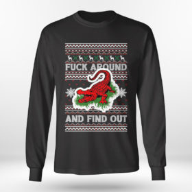 Longsleeve shirt Angry Red Gator Fuck Around And Find Out Sweatshirt