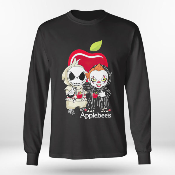 Baby Jack Skellington And Baby Pennywise Is Friends Applebee’s Shirt