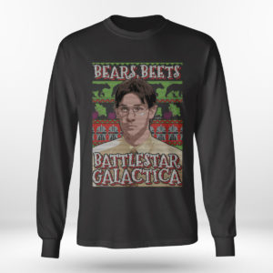 Longsleeve shirt Bears Beats Jim Battlestar Galactica The Office Christmas Sweatshirt