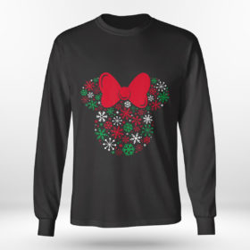 Longsleeve shirt Disney Minnie Mouse Icon Holiday Snowflakes SweatShirt