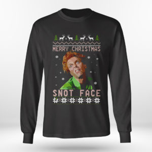 Longsleeve shirt Drop Dead Fred hey snot face Merry Christmas ugly sweatshirt