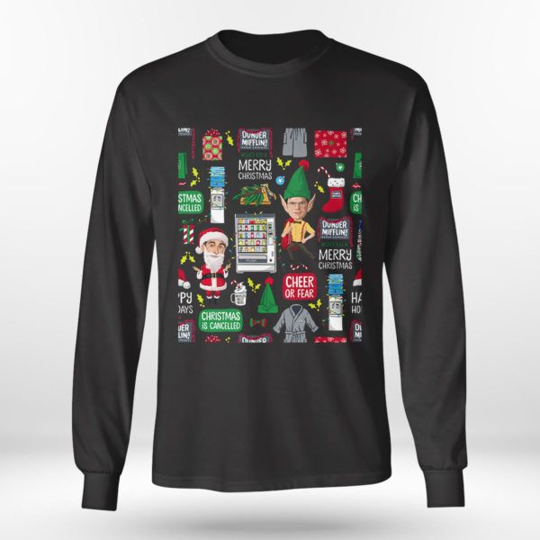 Longsleeve shirt Dunder Christmas The Office Christmas Sweatshirt