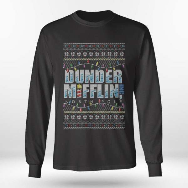 Longsleeve shirt Dunder Mifflin North Pole Branch The Office Ugly Christmas Sweater