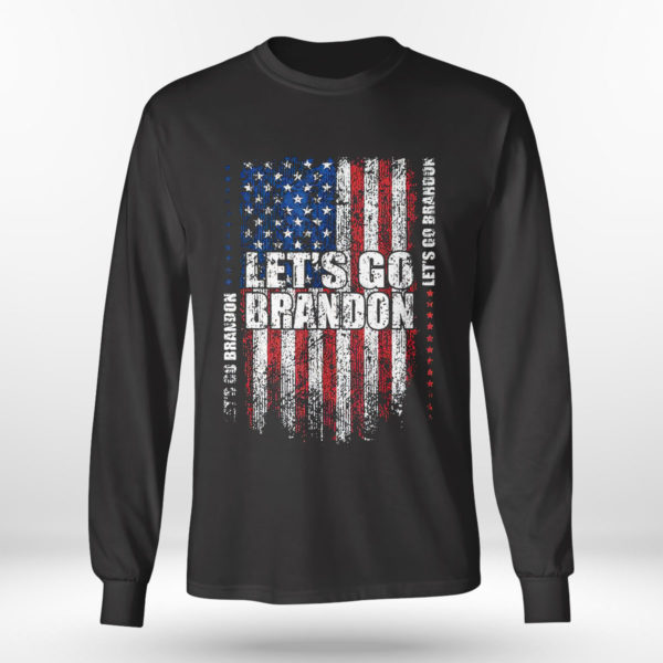 Let?s Go Brandon Conservative Anti Liberal US Grunge Flag Shirt, Hoodie
