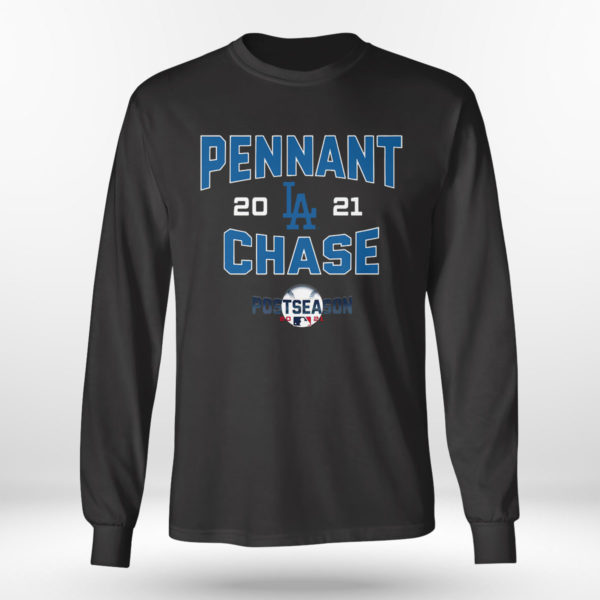 Longsleeve shirt MLB Los Angeles Dodgers Pennant Chase 2021 Postseason Shirt hoodie