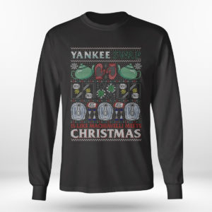 Longsleeve shirt Yankee Swap Is Like Machiavelli Meets Christmas Ugly Sweater