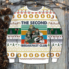 Lord Of The Rings The Second Breakfast Club Ugly Christmas Sweater
