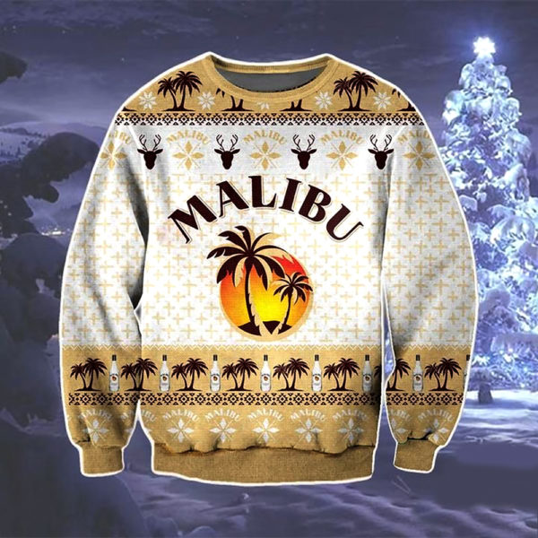 Malibu Rum Ugly Christmas Sweater