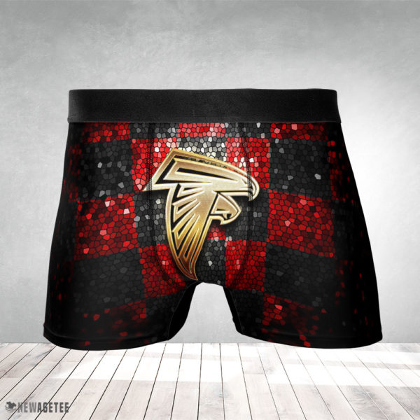 Men Boxer Atlanta Falcons NFL Glitter Mens Underwear Boxer Briefs