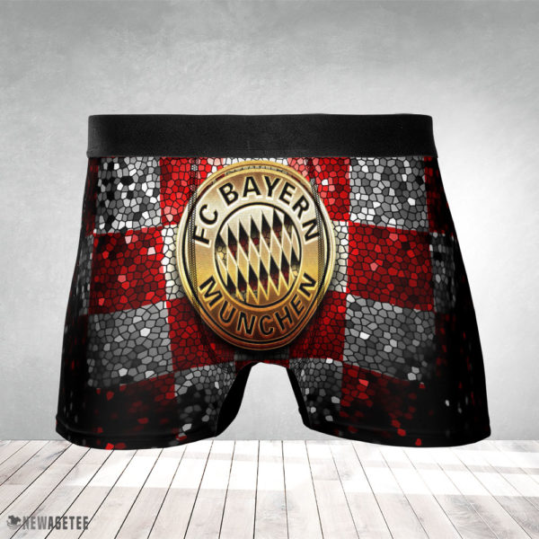 Men Boxer Bayern Munich FC Glitter Mens Underwear Boxer Briefs