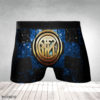 Men Boxer Inter Milan FC Glitter Mens Underwear Boxer Briefs
