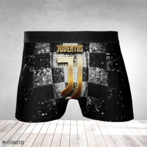 Men Boxer Juventus FC Glitter Mens Underwear Boxer Briefs