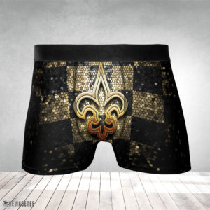 New Orleans Saints NFL Glitter Mens Underwear Boxer Briefs