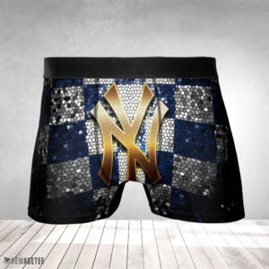 New York Yankees MLB Glitter Mens Underwear Boxer Briefs