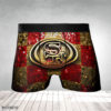 Men Boxer San Francisco 49ers NFL Glitter Mens Underwear Boxer Briefs
