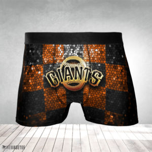 San Francisco Giants MLB Glitter Mens Underwear Boxer Briefs
