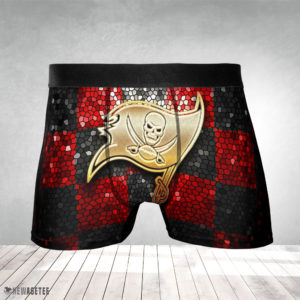 Tampa Bay Buccaneers NFL Glitter Mens Underwear Boxer Briefs