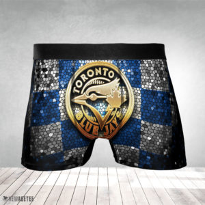 Toronto Blue Jays MLB Glitter Mens Underwear Boxer Briefs