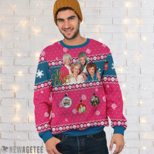 Men Sweater The Golden Girls Knit Ugly Christmas Sweater