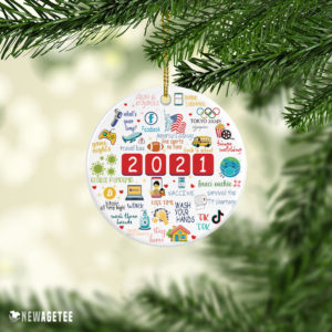 2021 A Year To Remember Covid Pandemic Christmas Ornament