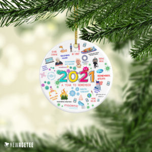 Ornament 2021 A Year To Remember Year In Review Christmas Ornament
