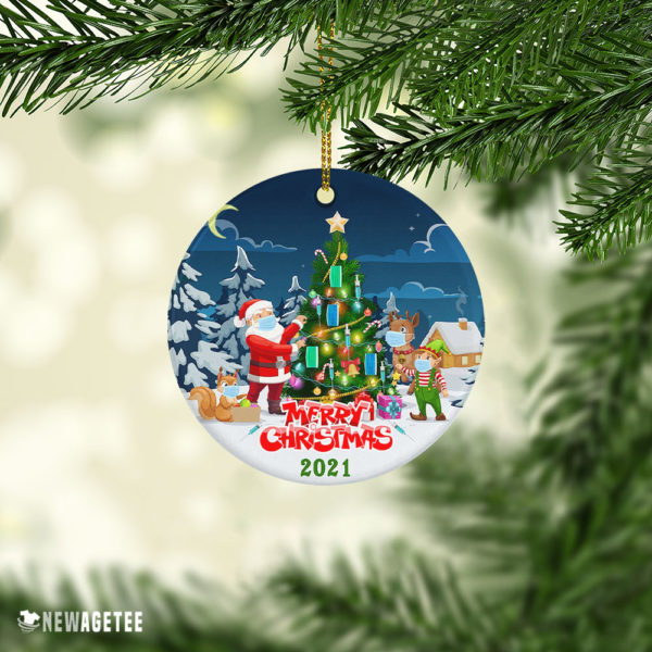 Ornament Sata Claus Decor Christmas Tree Ornaments 2021