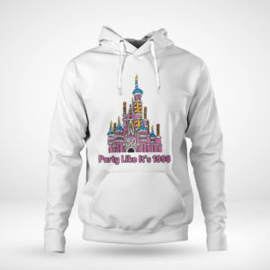 Pullover Hoodie 50th anniversary case castle party like its 1996 littleshopofgeeks merch shirt