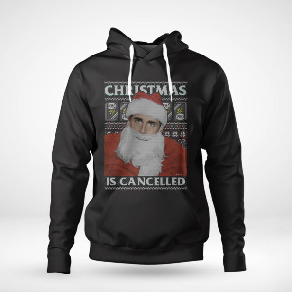 Pullover Hoodie Christmas Is Cancelled The Office Christmas Sweatshirt