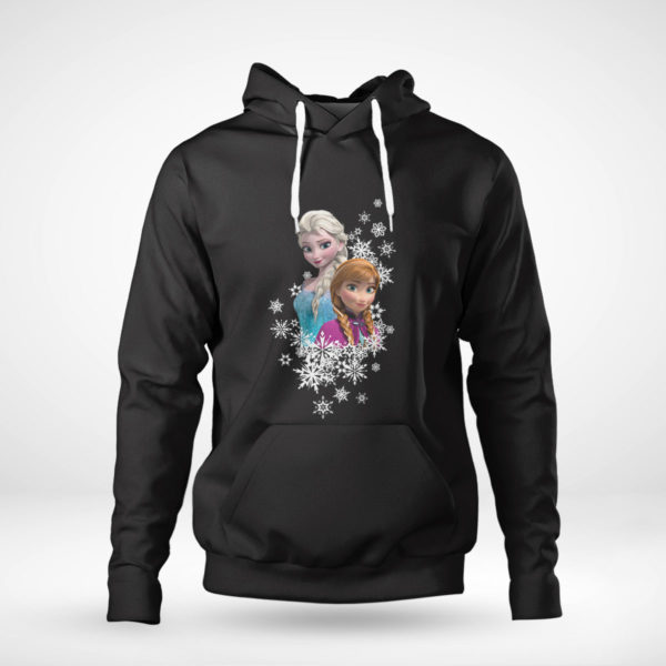 Pullover Hoodie Disney Frozen Anna and Elsa Snowflakes Sweatshirt